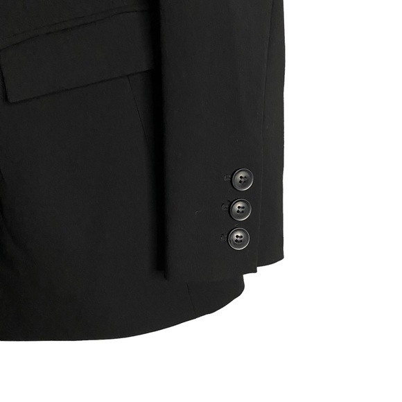 Halogen Women's Black Single Breasted Notch Lapel Blazer - Picture 4 of 9